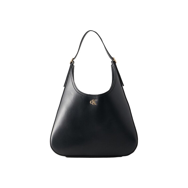Calvin Klein Taška přes rameno Monogram Plaque Shoulder černá