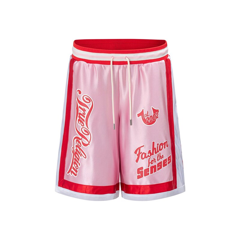 True Religion Sportovní kalhoty světle růžová / červená / bílá 115096571