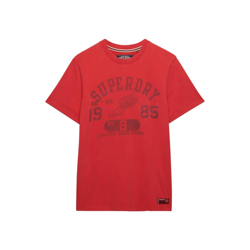 Superdry & Co Tričko VINTAGE PREP červená