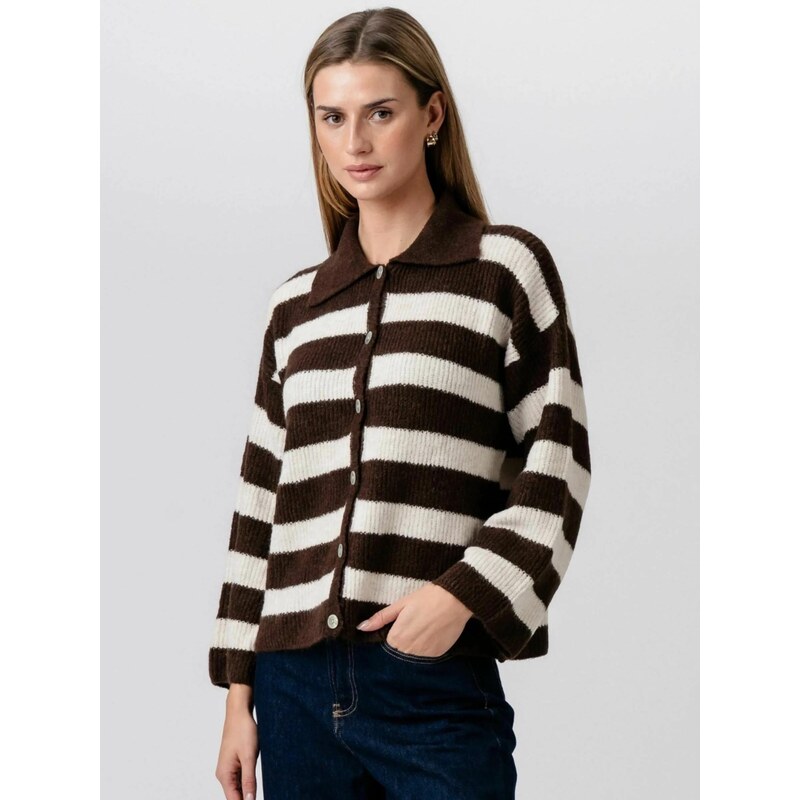 TEESHOPPEN Svetr  Josie Polo  offwhite