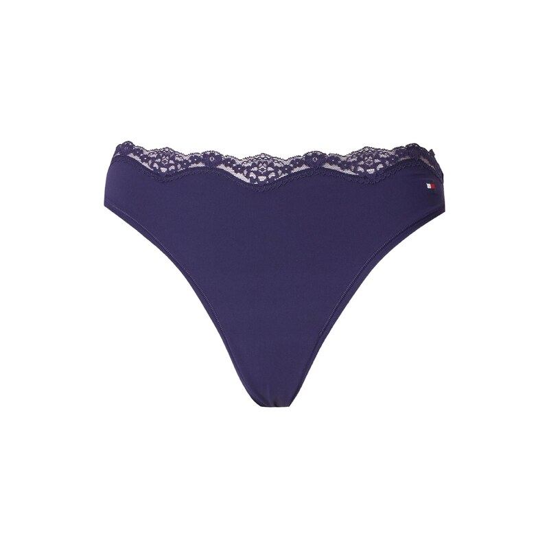 Tommy Hilfiger Underwear Tanga tmavě fialová