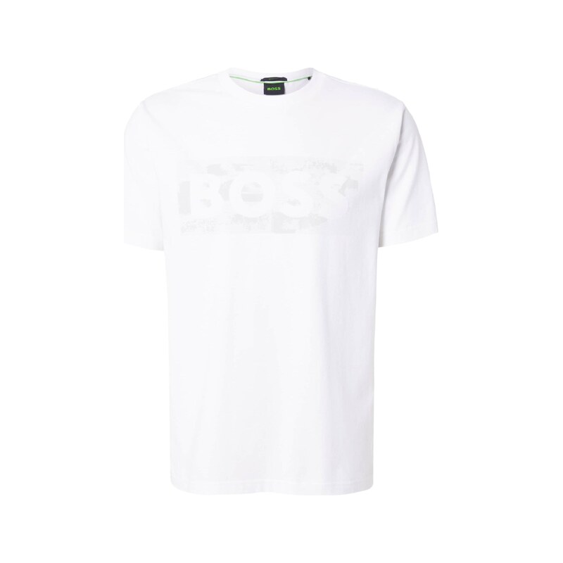 BOSS Tričko režná / bílá