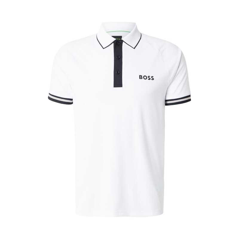 BOSS Funkční tričko béžová / černá / bílá