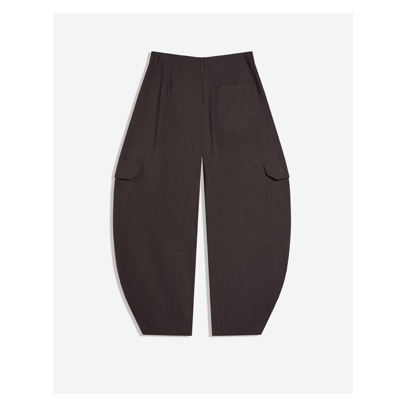 Bershka Kapsáče tmavě šedá