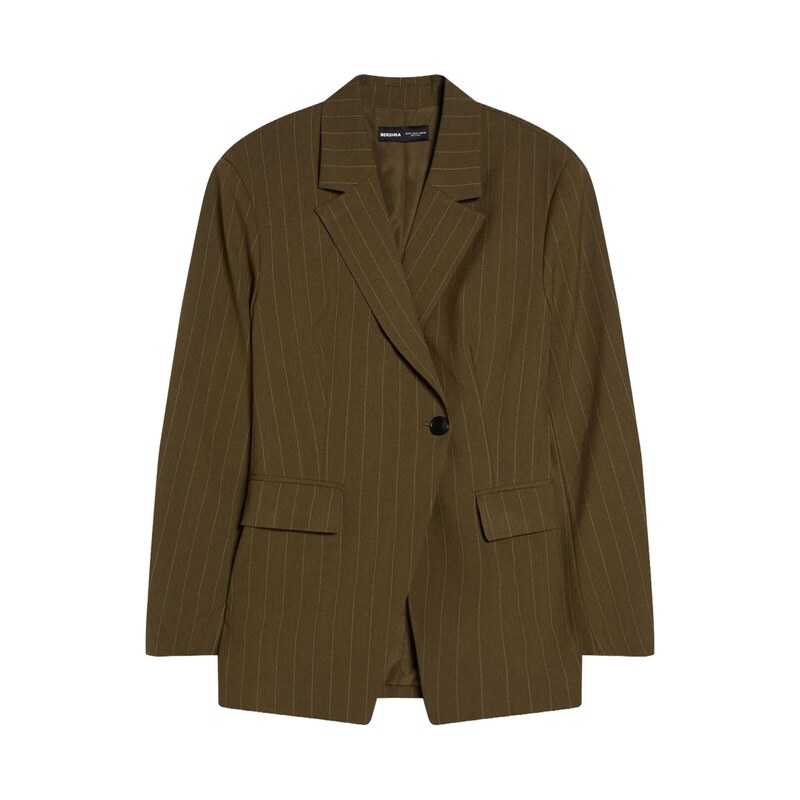 Bershka Blejzr béžová / khaki 115097476
