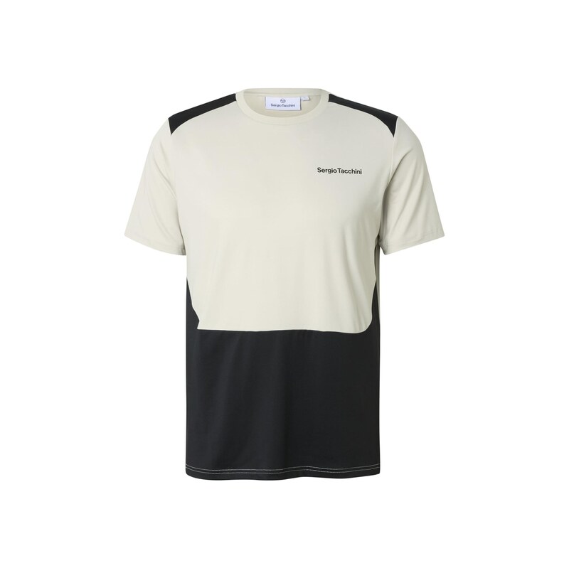 Sergio Tacchini Tričko Arcata krémová / černá