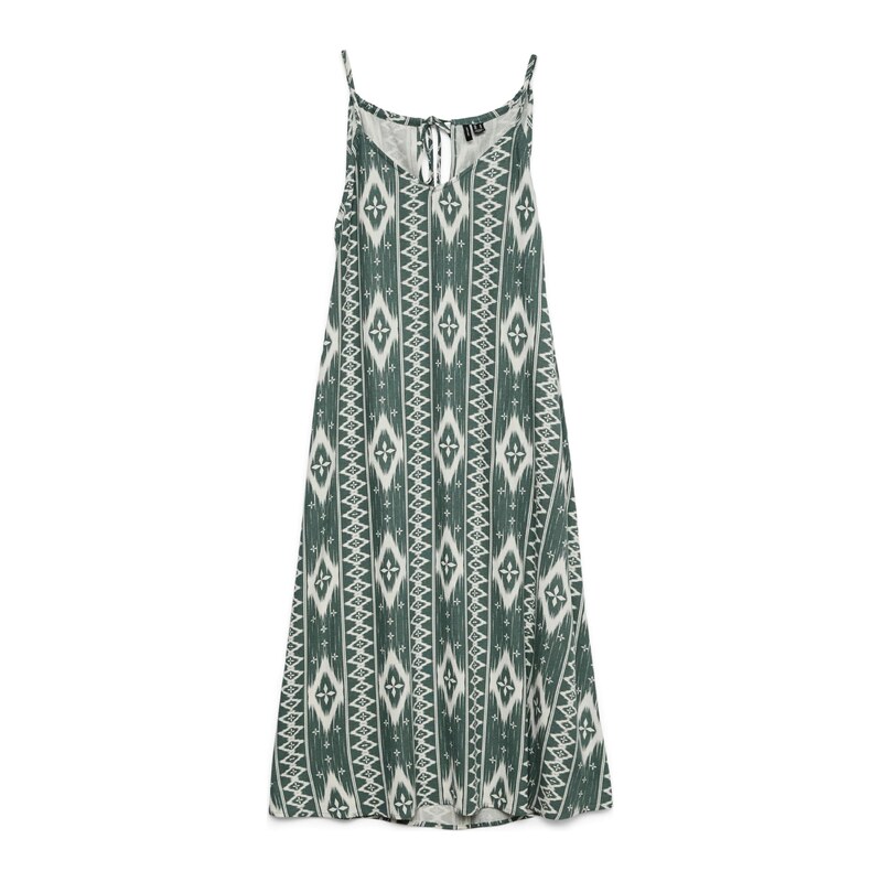 VERO MODA Letní šaty VMJESMILO jedle / offwhite