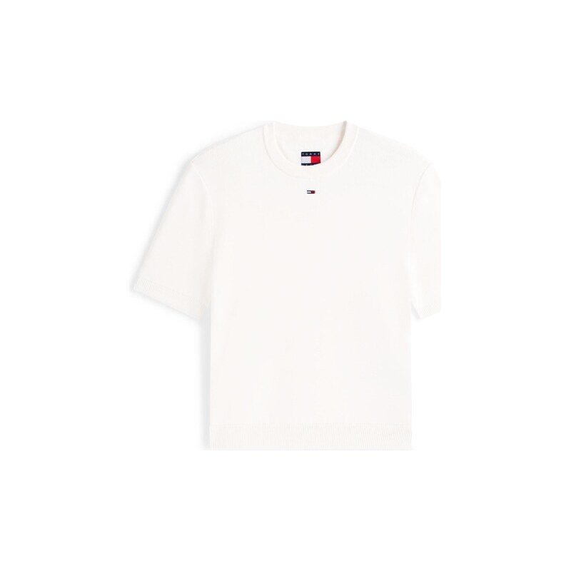 Tommy Jeans Svetr ESSENTIAL bílá