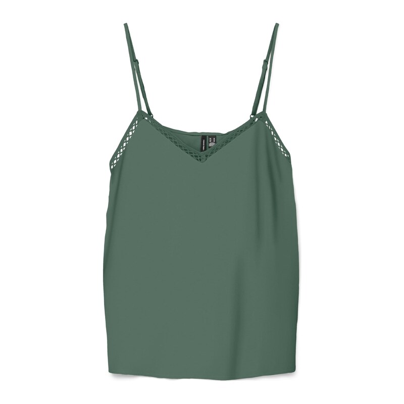VERO MODA Top VMMENNY tmavě zelená