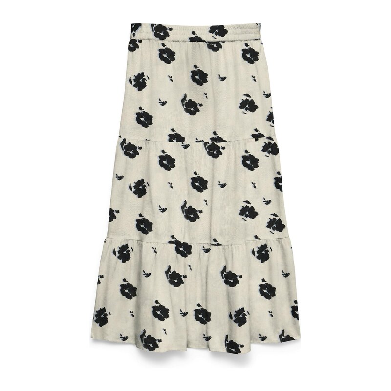 VERO MODA Sukně VMDICTHE světle béžová / světlemodrá / černá