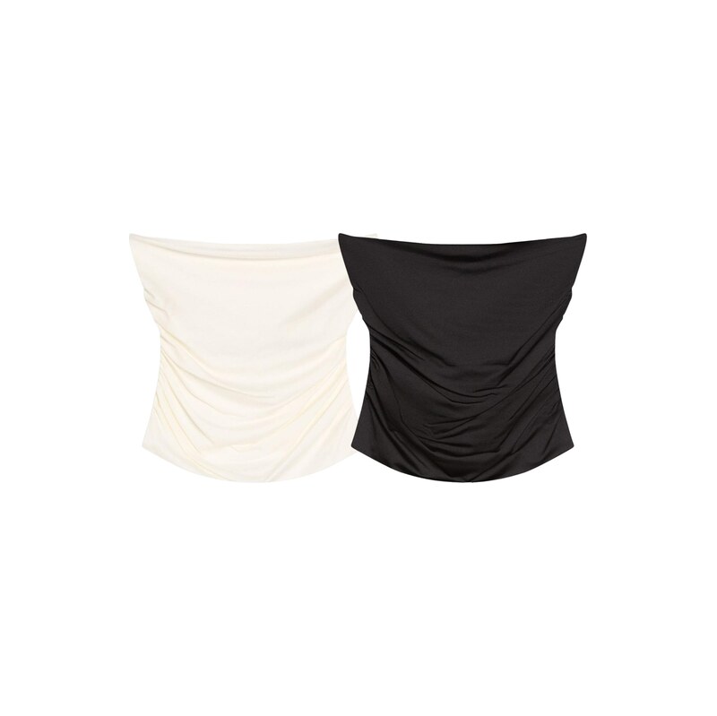 Bershka Top offwhite