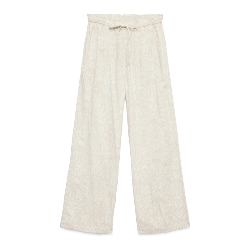 VERO MODA Kalhoty VMDicthe krémová / bílá
