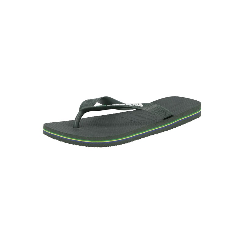 HAVAIANAS Žabky BRASIL zelená / bílá