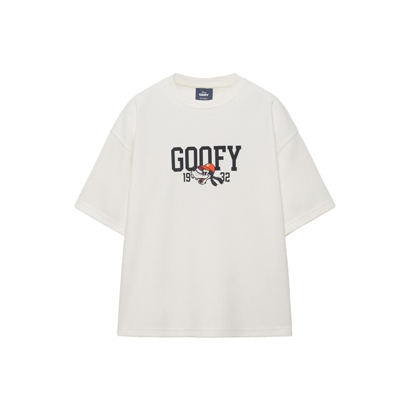 Pull&Bear Tričko GOOFY námořnická modř / červená / bílá