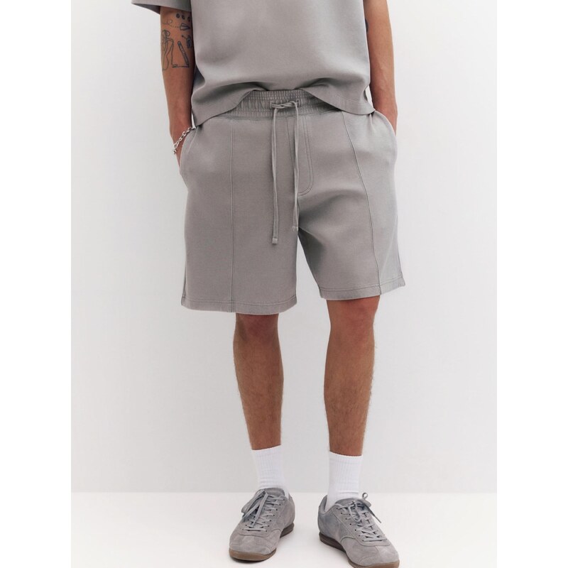 Pull&Bear Kalhoty šedá