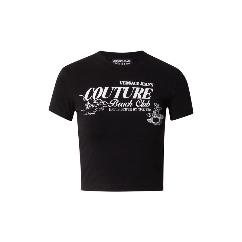 Versace Jeans Couture Tričko černá / bílá 115100092