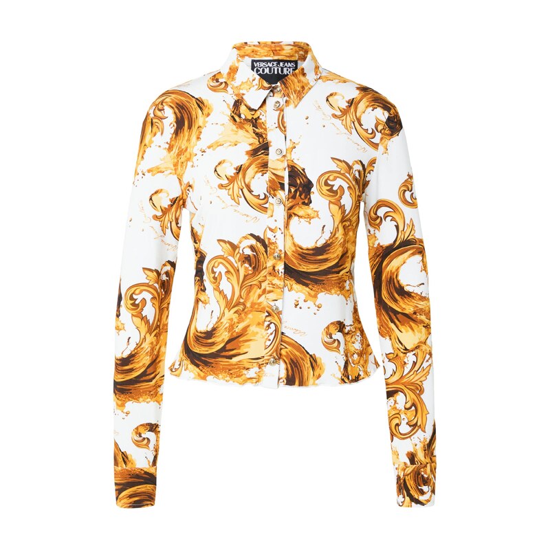 Versace Jeans Couture Halenka čokoládová / zlatě žlutá / mandarinkoná 115100158