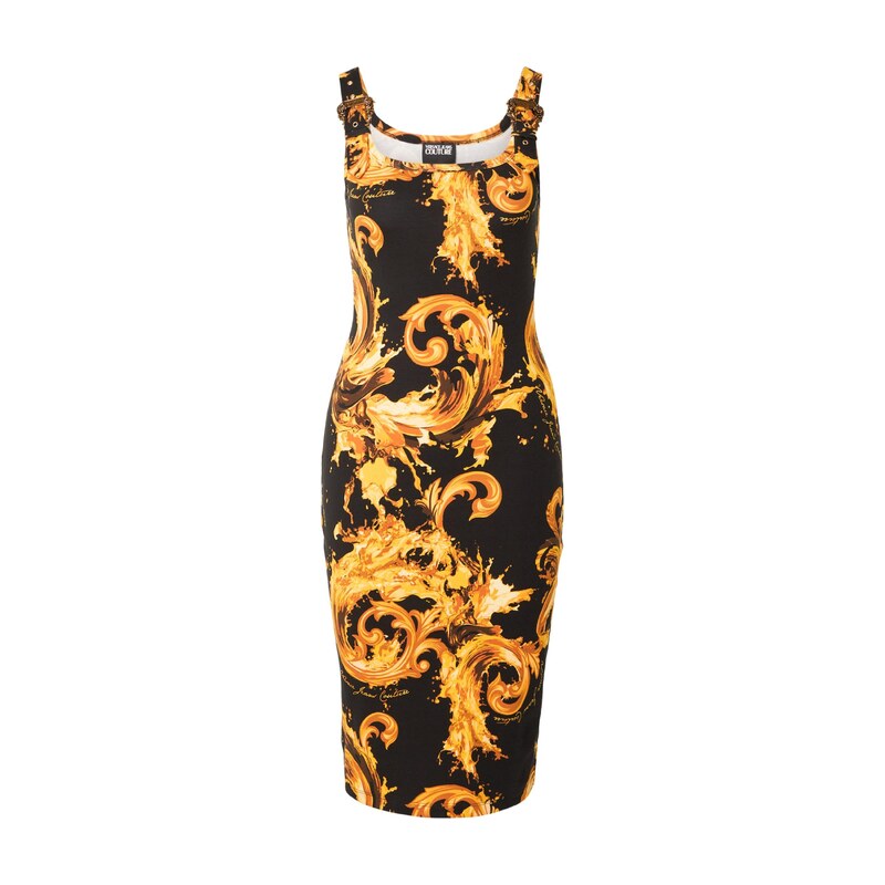 Versace Jeans Couture Letní šaty citronová / oranžová / černá 115100180
