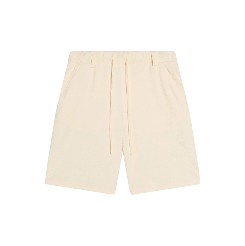 Bershka Kalhoty barva bílé vlny