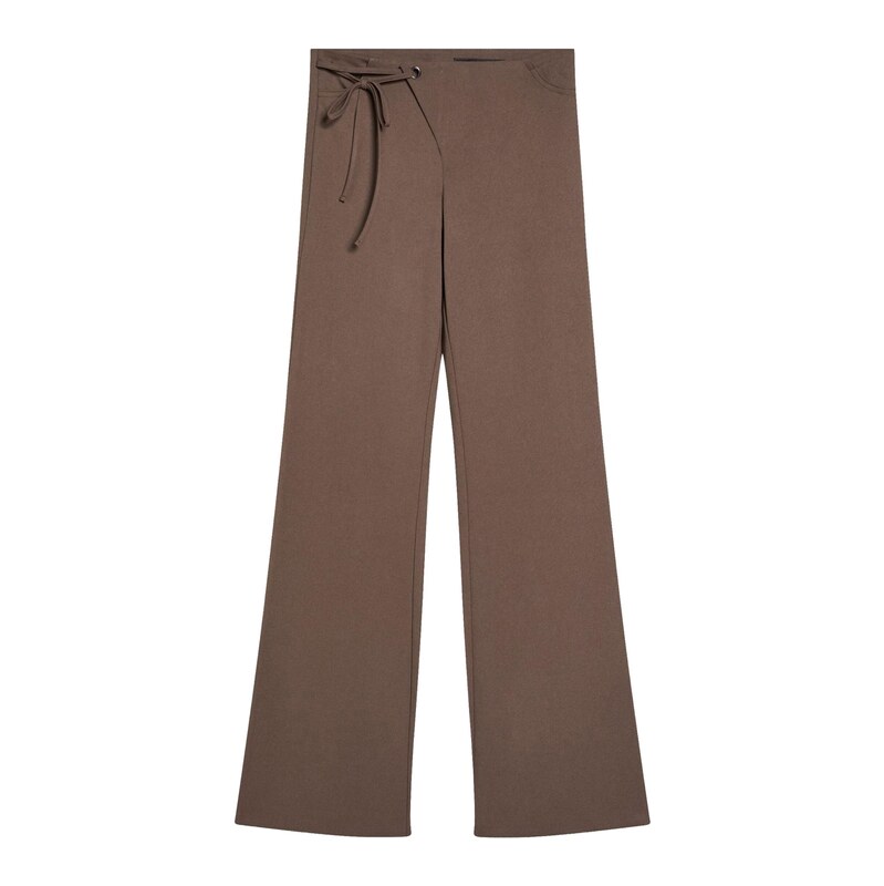 Bershka Kalhoty hnědá