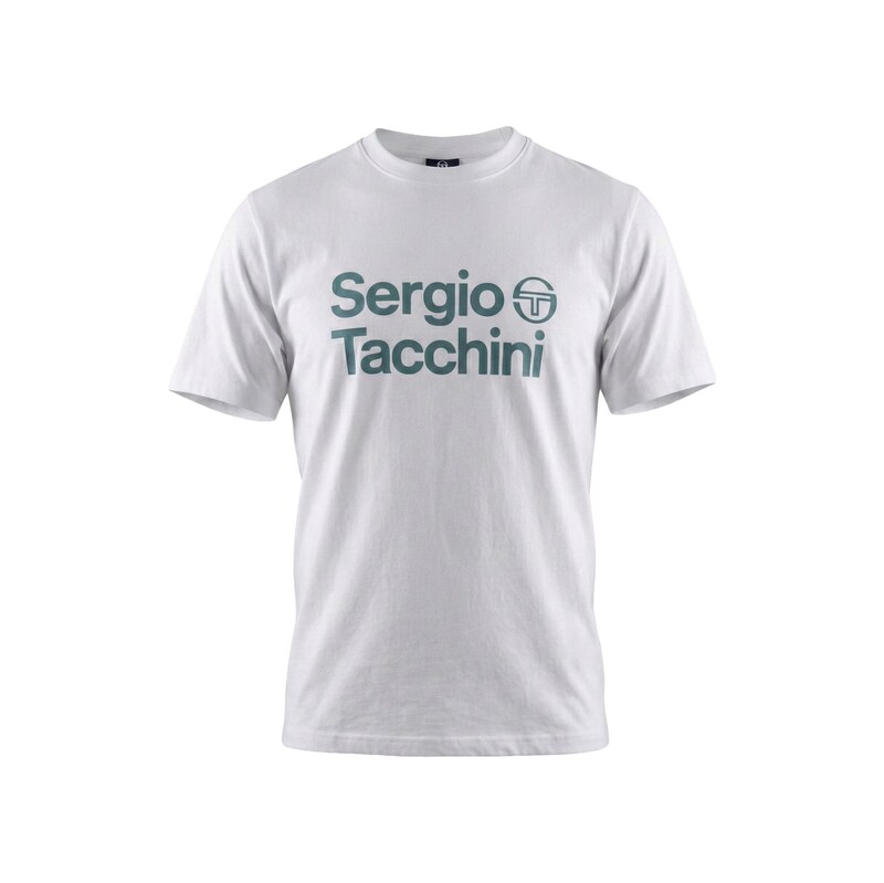 Sergio Tacchini Tričko Alternativa Co smaragdová / bílá