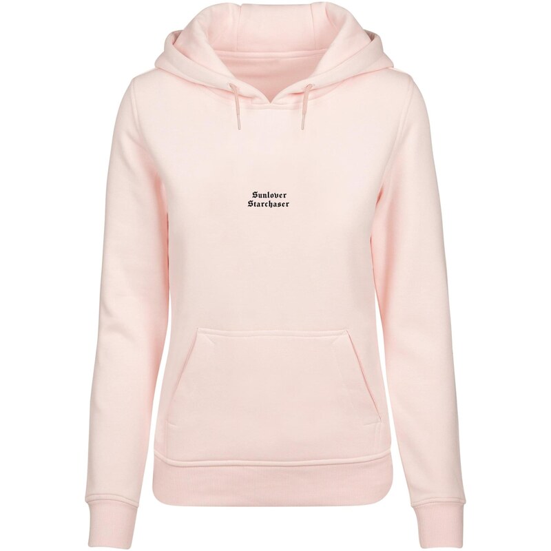 Mister Tee Mikina Sunlover Starchaser pastelově růžová / černá