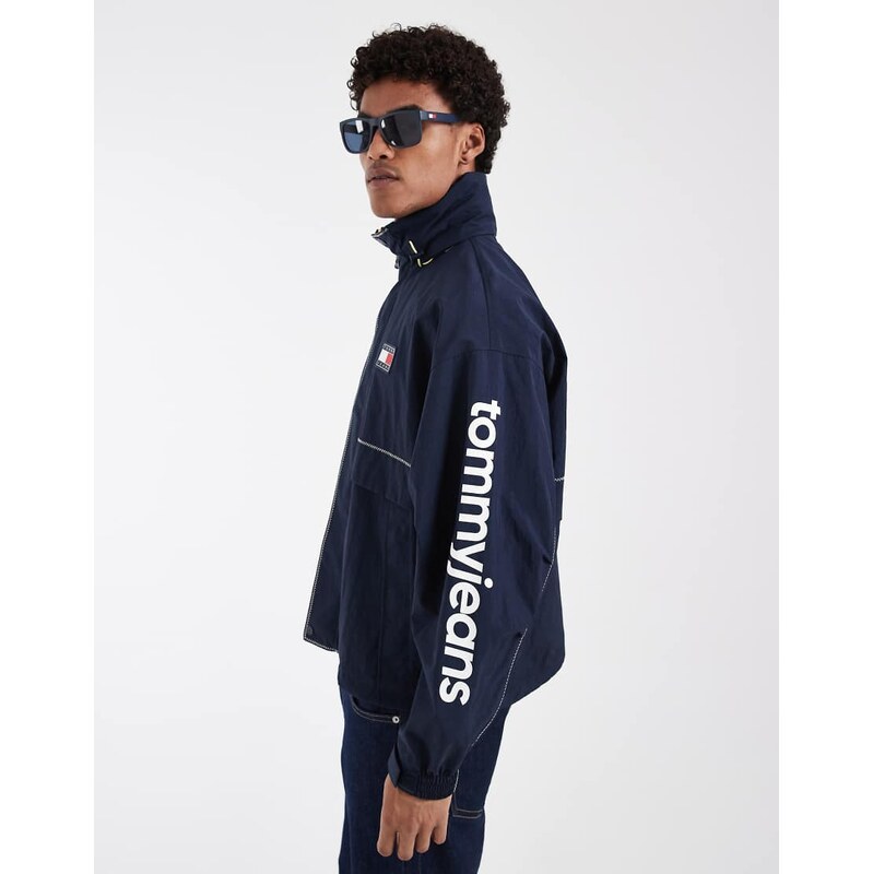 Tommy Jeans Heritage sailing jacket in navy
