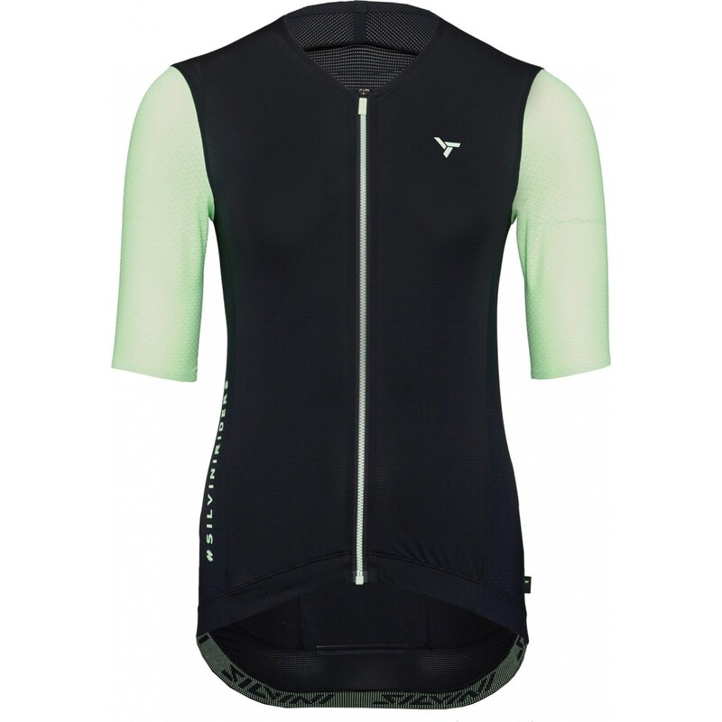 Dámský dres SILVINI WD2627 Auronza černo-zelený 115103821