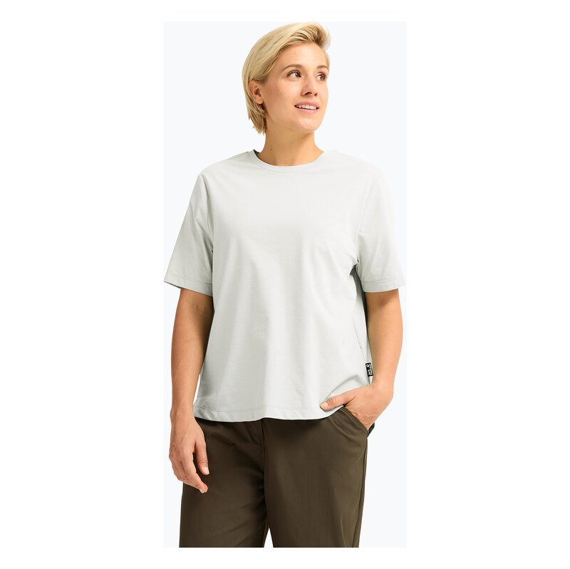 Dámské trekové tričko Jack Wolfskin Travel T stark white