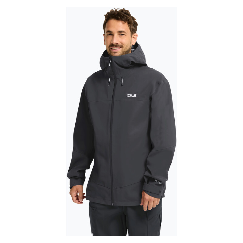 Pánská nepromokavá bunda Jack Wolfskin Rockpaw 3L phantom