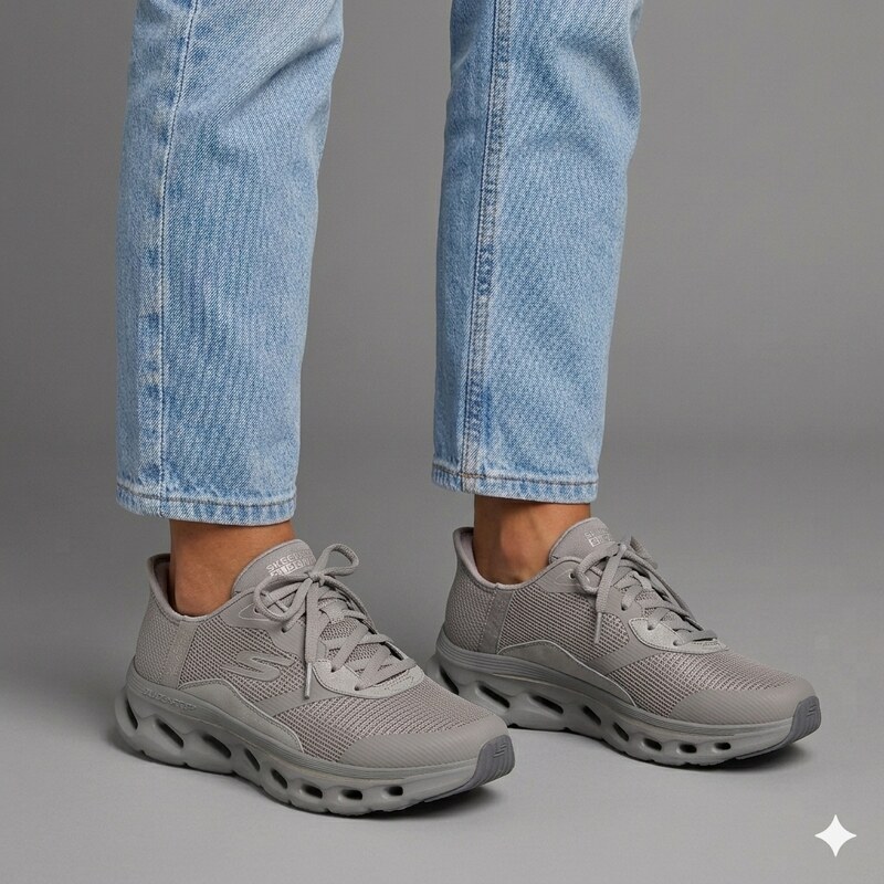 Skechers go walk glide-step 2.0 - bela slip-ins TAUPE