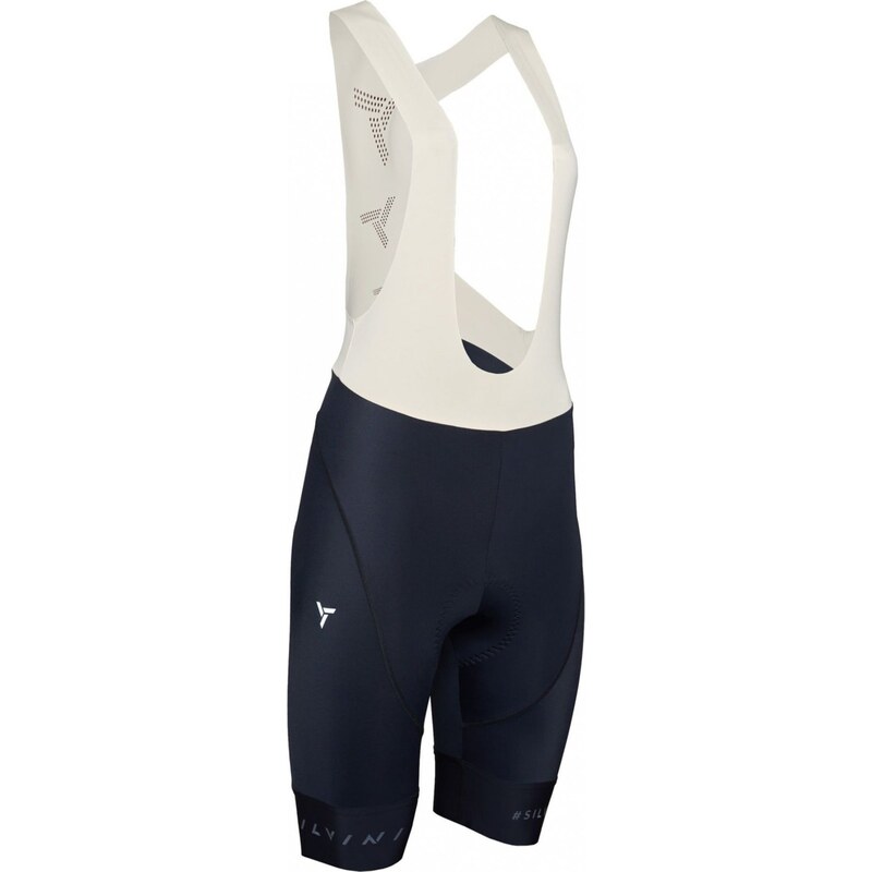 Dámské kraťasy s laclem SILVINI WP2629 Suela Bib černo-bílé 115114217