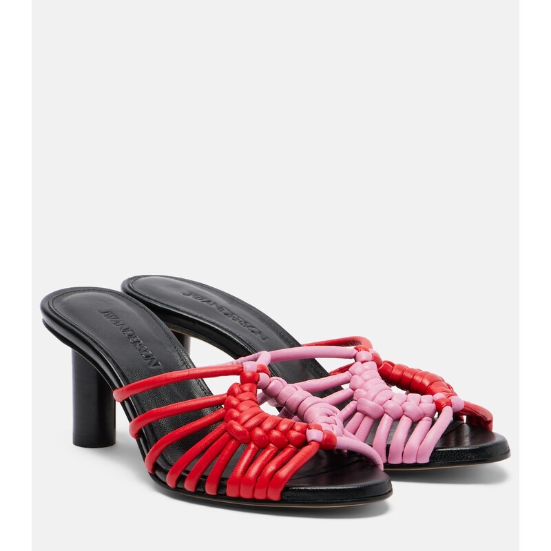 JW Anderson Plot woven leather sandals