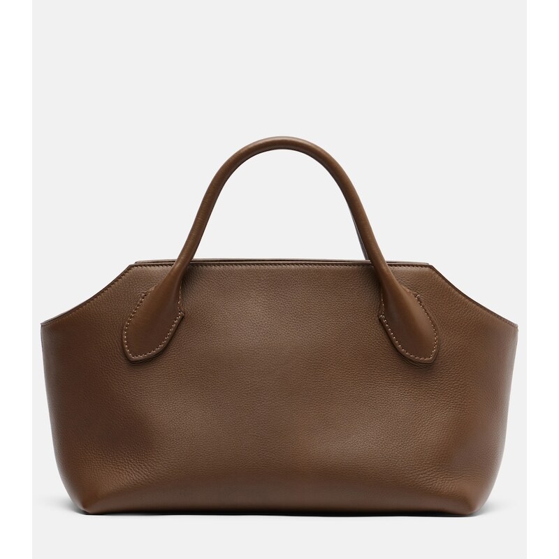 The Row Terrasse leather top-handle bag