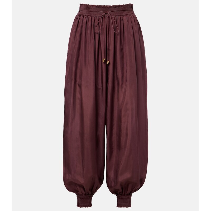 Zimmermann Aster silk habotai balloon pants