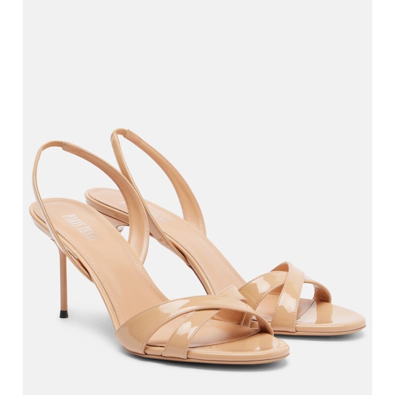 Paris Texas Lidia patent leather slingback sandals