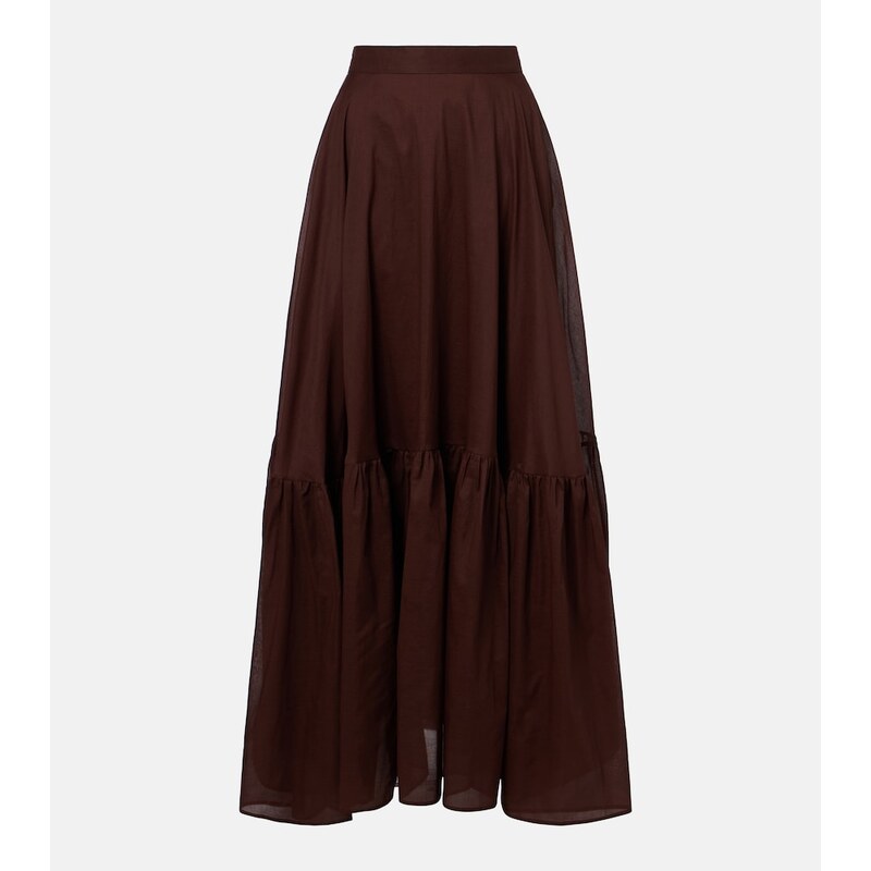 Plan C Cotton organza maxi skirt