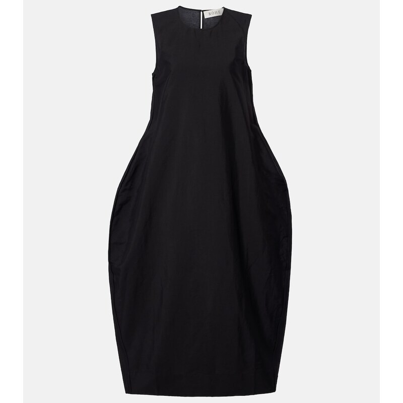 Róhe Linen and silk-blend midi dress