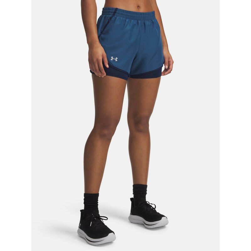 Kraťasy Under Armour Fly By 2-in-1 horts Wmn Blue