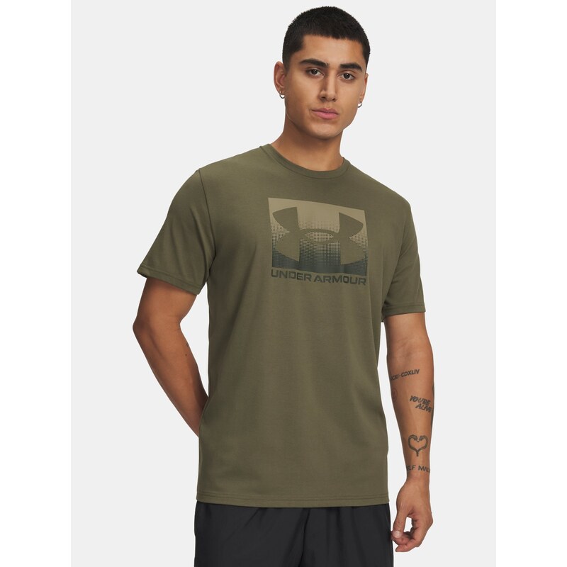 Triko Under Armour Boxed Sports Updated SS Man Green