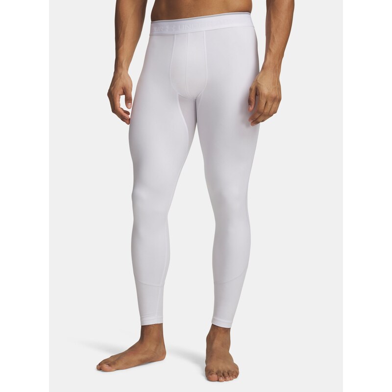 Legíny Under Armour HG Elite Leggings Man White