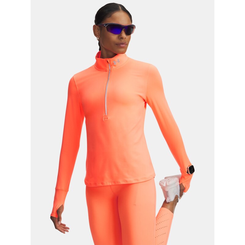 Triko Under Armour Launch Pro Half Zip Wmn Orange