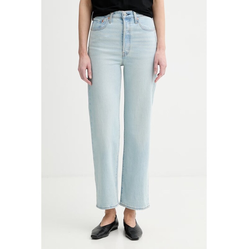Levi's rovné džíny dámské RIBCAGE STRAIGHT ANKLE
