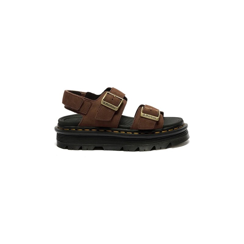 Dr. Martens sandály na platformě dámské nubukové ZebZag Sandal 115121071