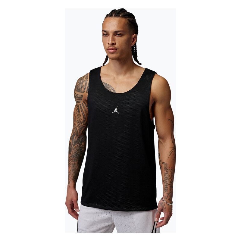 Pánské basketbalové tričko Jordan Sport Reversible černá/bílá