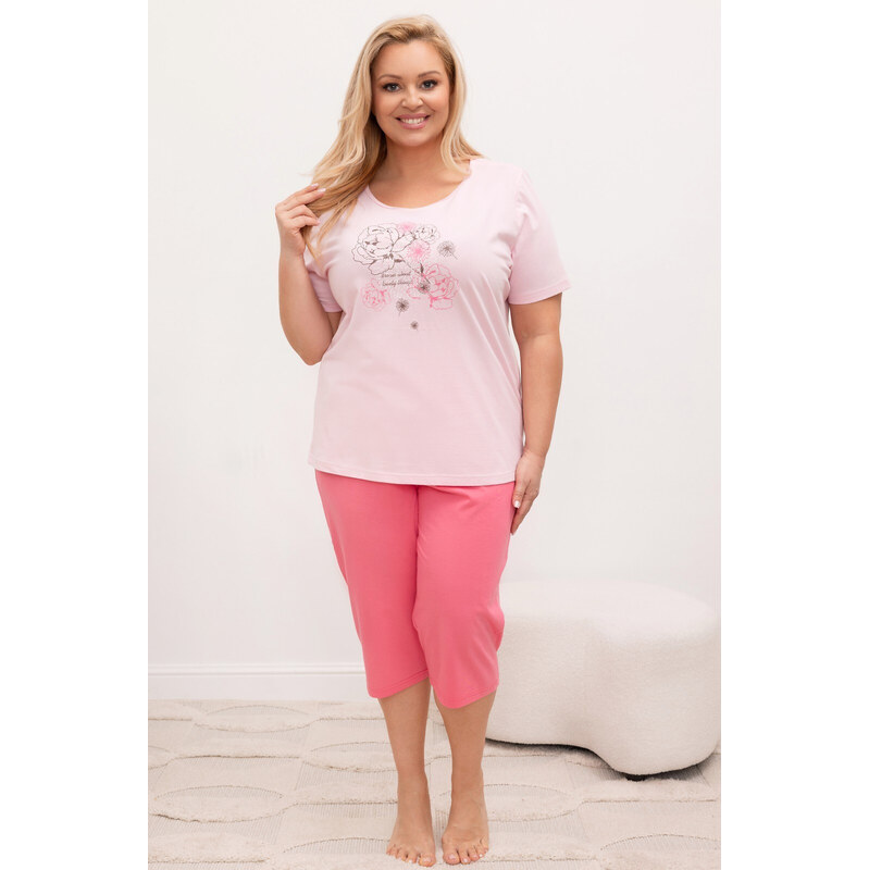 Pyžamo Regina 4007 cr/r 2XL-3XL L26 115121479