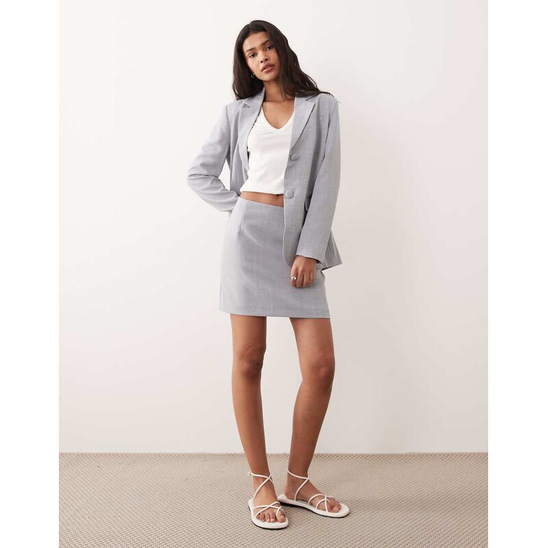 Miss Selfridge tailored mini skirt co-ord in blue