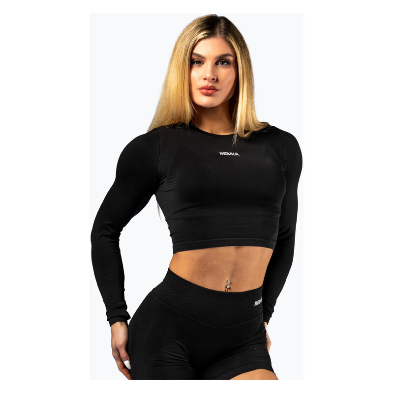 Dámské tréninkové tričko Longsleeve NEBBIA Power black