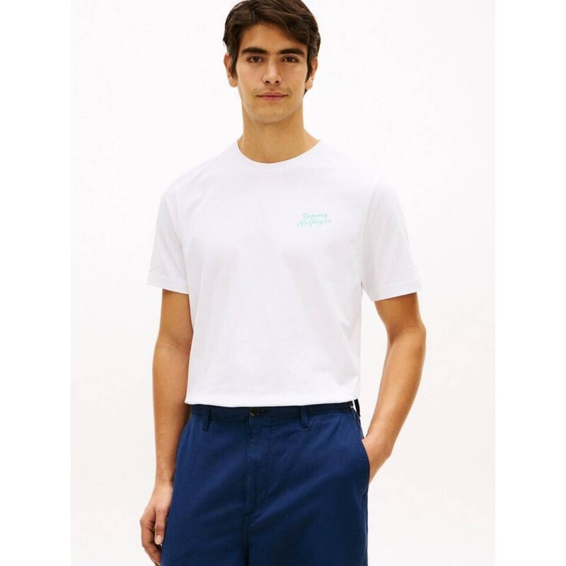 Tommy Hilfiger pánské bílé tričko