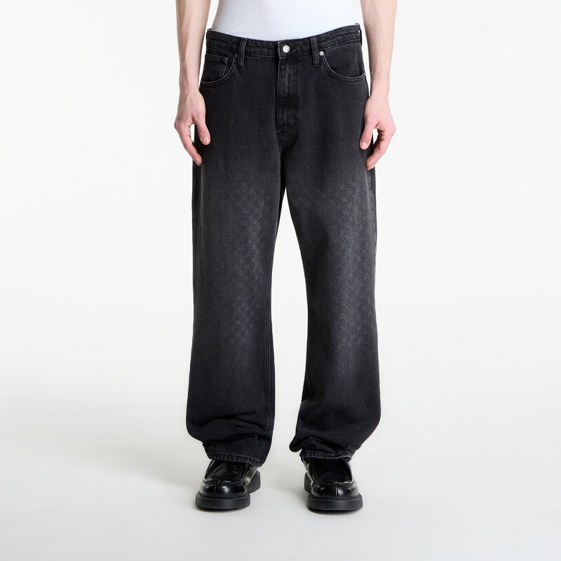Džíny Daily Paper Amba Monogram Jeans V2 Black L